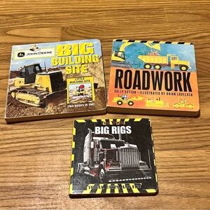 John Deere Construction Adventure Book Set - Yellow and Black